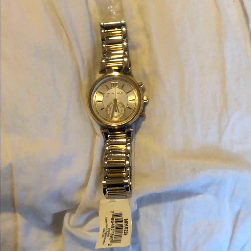Michael Kors watch with gold and silver